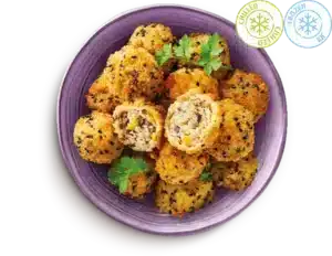sudnsol vegetable burgers and bites vegetable bites eggplant and black olives bites