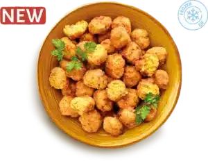 sudnsol vegetable burgers and bites vegetable bites the mini falafels coral lentils coconut and curry