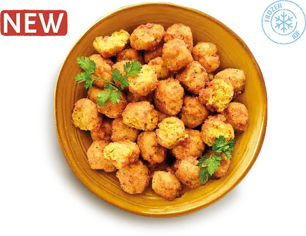 sudnsol vegetable burgers and bites vegetable bites the mini falafels coral lentils coconut and curry