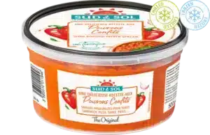 sudnsol vegetables spreads and sauces spreads slow roasted peppers