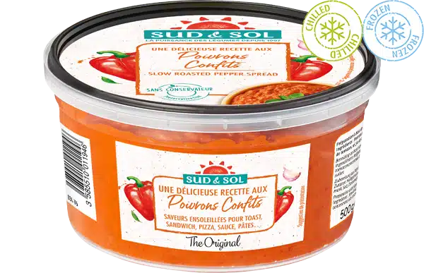 sudnsol vegetables spreads and sauces spreads slow roasted peppers