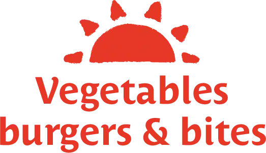 sudnsol logo vegetables burgers and bites red