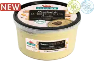 sudnsol vegetables spreads and sauces spreads houmous with summer truffle one point three percent flavoured
